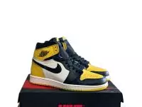 chaussures air jordan 1 mid de bumblebee yellow black